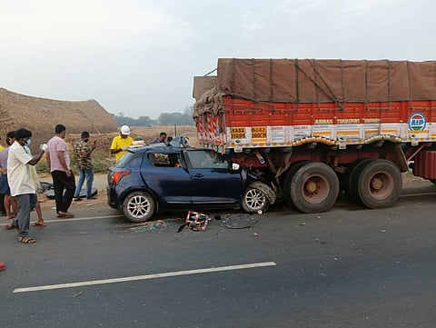 Road accident near Nandyal, Andhra