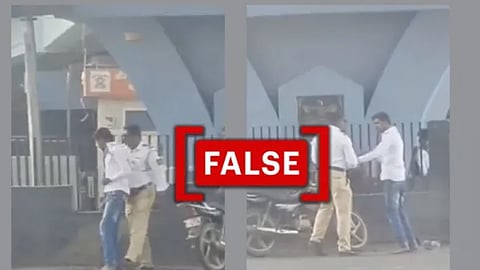 Screenshot of the viral video circulating online.