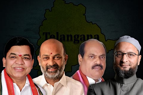 Balram Naik, Bandi Sanjay, Bajireddy Govardhan Reddy, Asaduddin Owaisi