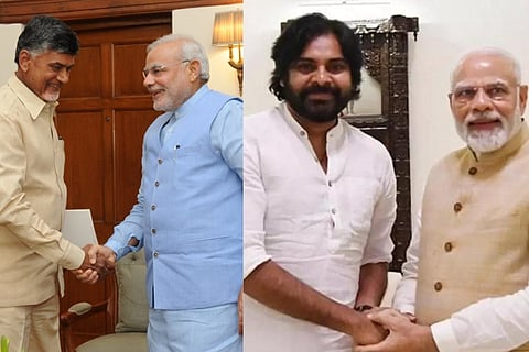 PM Modi, Chandrababu Naidu, Pawan Kalyan to share dais after a decade