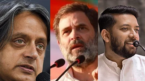 Shashi Tharoor, Rahul Gandhi and Shafi Parambil