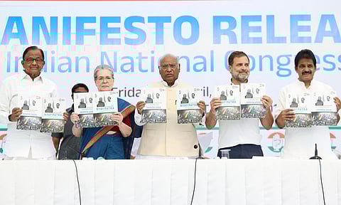 Congress releases Manifesto for 2024 LS polls
