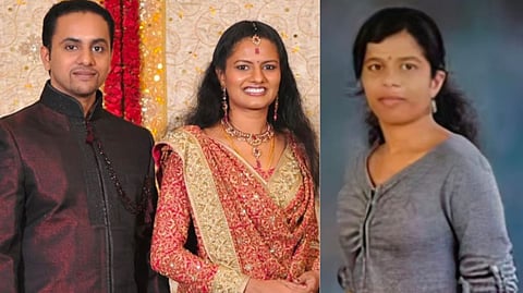 A collage of Naveen & Devi and Arya