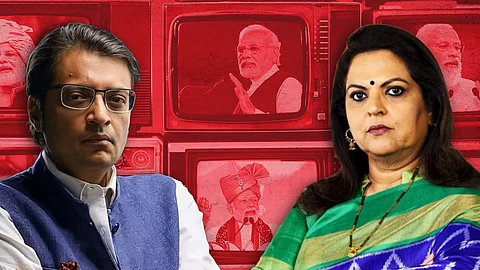 Arnab Goswami and Navika Kumar