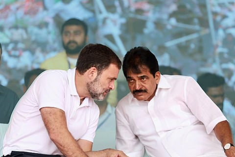 Rahul Gandhi with KC Venugopal