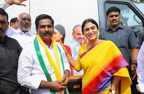YSRCP MLA MS Babu joins Congress after being denied ticket to contest in polls
