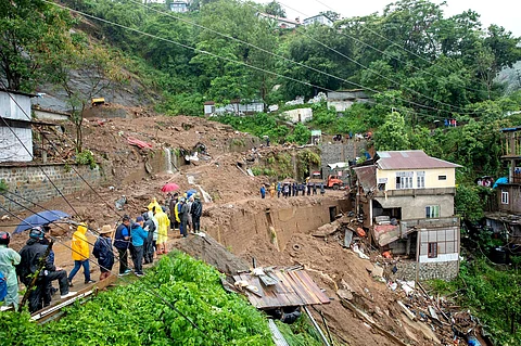 Landslide in Mizoram
