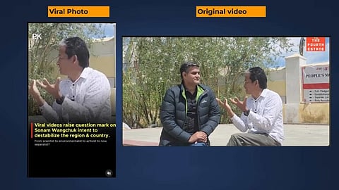 ViraL video where Sonam Wangchuck's statements were taken out of context