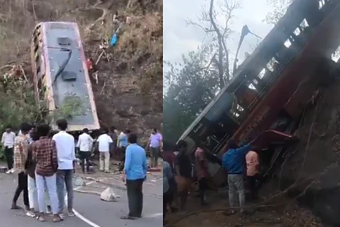 Tamil Nadu: Five, including 10-year-old dead after bus falls into a gorge