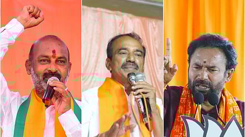 Bandi Sanjay, Eatala Rajender, Kishan Reddy