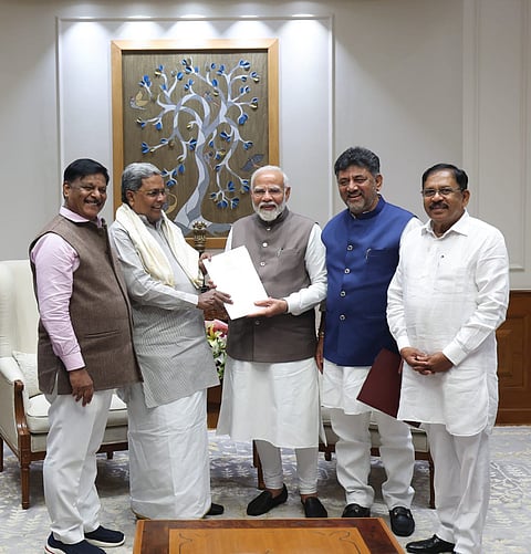 Water, AIIMS, Bengaluru traffic: Siddaramaiah meets PM Modi, seeks funds for Karnataka