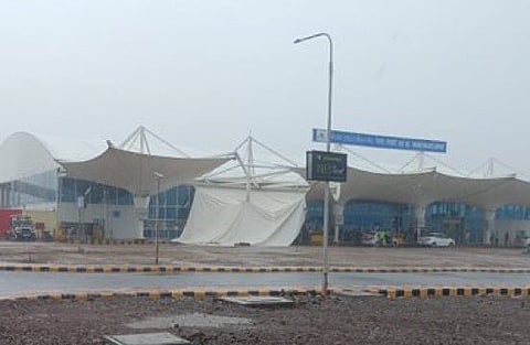 Airport canopy collapses in Gujarat’s Rajkot, third incident in two days