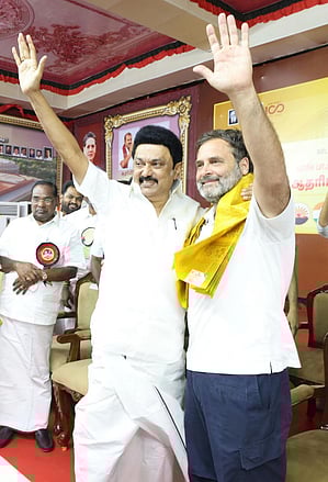 Tamil Nadu Chief Minister, MK Stalin and Rahul Gandhi