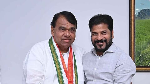 BRS leader Pocharam Srinivas Reddy becomes fourth MLA to join Congress