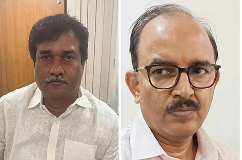 Gundamaraju Kalyan Kumar (L), Sabavath Ramchander (R)