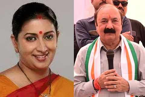 Smriti Irani and Kishori Lal