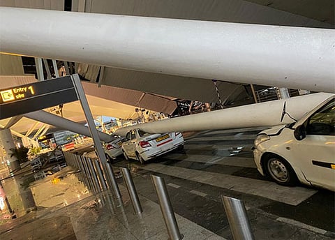 One killed, several injured after Delhi airport’s Terminal 1 roof collapses