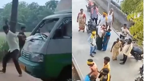 Screengrabs from visuals shared by official YSRCP social media accounts