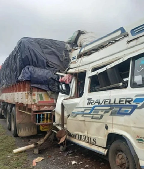 Karnataka: 15, including 2 children, killed after van rams into parked truck