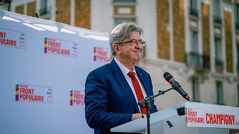 Leftist leader Jean-Luc Melenchon