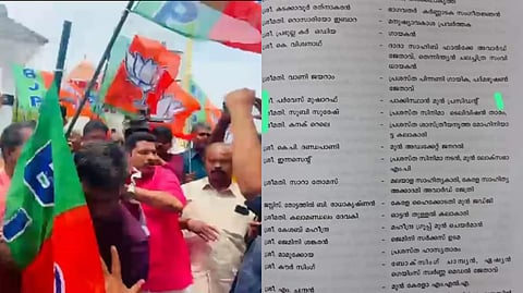 BJP’s protest march to the conference venue; the document that named Pervez Musharraf