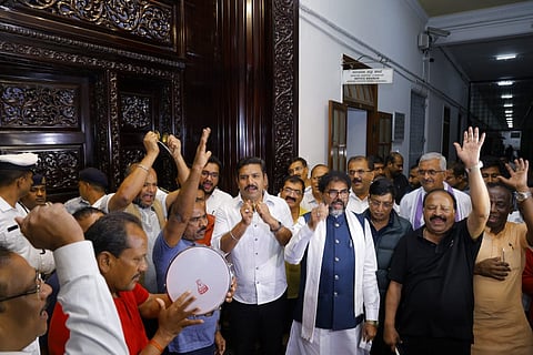 BJP, JDS stage all-night protest against MUDA land scam, seek CM’s resignation