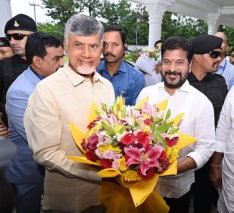 Chandrababu Naidu and Revanth Reddy