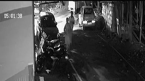 Man chasing the woman