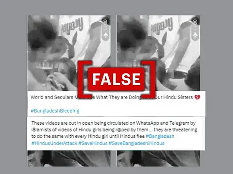 Visuals of 2021 Bengaluru sexual assault case falsely linked to Bangladesh violence
