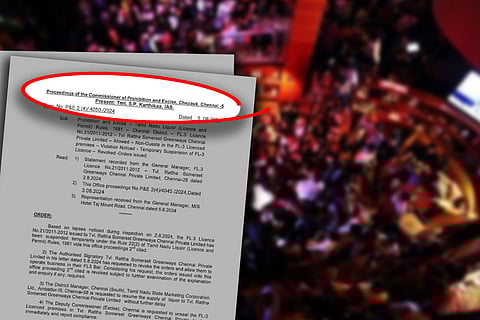 Excise dept suspends bar licences of Chennai five star hotels, revokes order in 48 hrs