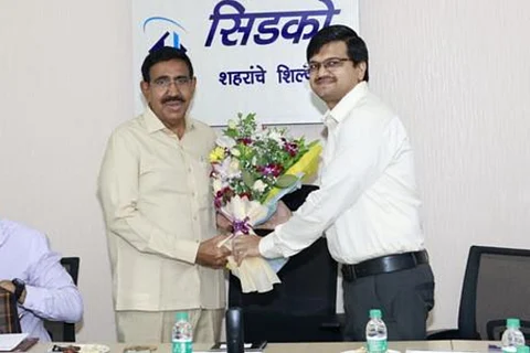 AP MAUD minister P Narayana at Navi Mumbai's CIDCO office