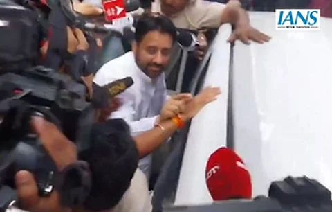 Aam Aadmi Party (AAP) MLA Amanatullah Khan
