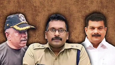 ADGP Ajith Kumar, Sujith Das IPS and PV Anwar MLA