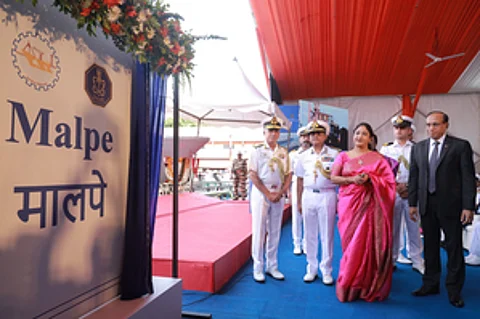 Cochin Shipyard launches two anti-submarine warfare shallow watercraft for Navy