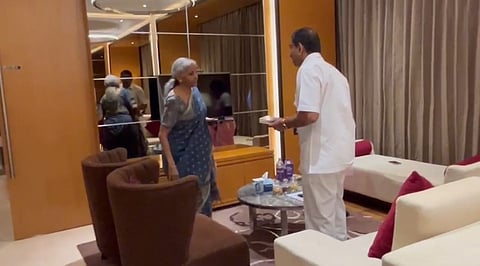 Annapoorna hotel MD made to apologise to FM Nirmala? Video sparks outrage in TN
