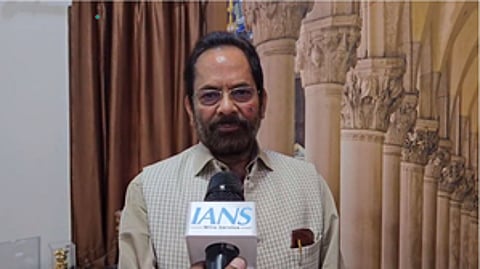 Senior Bharatiya Janata Party (BJP) leader Mukhtar Abbas Naqvi