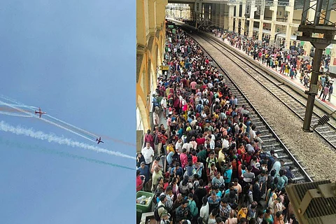 Four dead and 96 hospitalised as chaos erupts at IAF’s Chennai air show