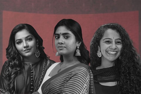 Rajisha Vijayan, Nimisha Sajayan, and Darshana Rajendran
