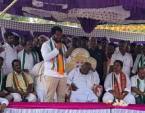 Deve Gowda confident of grandson Nikhil's win in Channapatna by-election