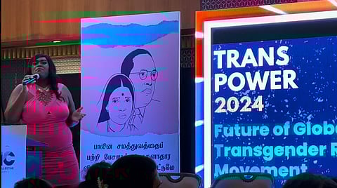 Trans power is my sword and my shield: Qween Jean at trans rights conference in Chennai