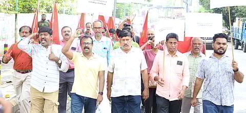 Kerala journalists held protest on November 12