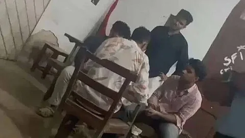 Screenshot from the video of the assault