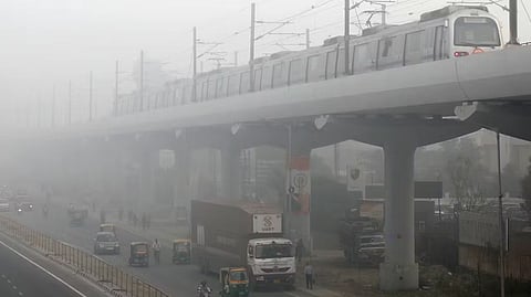 isappearing into the smog: Delhi, November 2024.