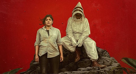 Aparna Balamurali and Raj B Shetty in Rudhiram