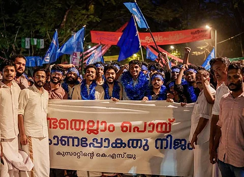 KSU leaders celebrating victory