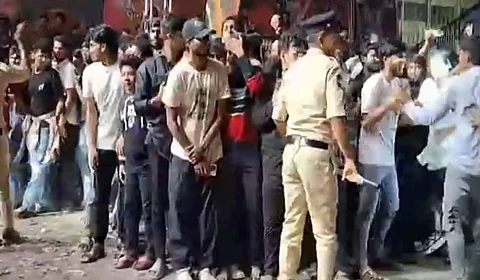 Stampede at Pushpa 2 screening in Hyderabad.