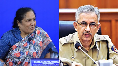 NCW member Mamta Kumari and retired IPS officer Praveen Dixit