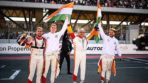 Actor Ajith Kumar secures third place at Dubai 24H race, congratulations pour in