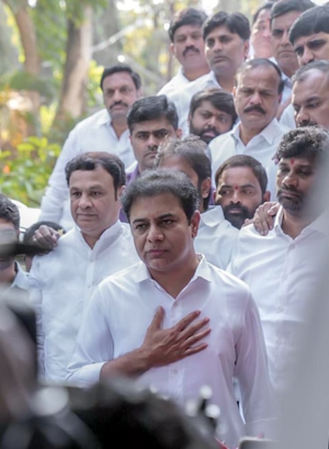 Bharat Rashtra Samithi (BRS) Working President, K. T. Rama Rao