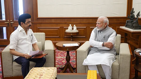 TN CM Stalin with PM Narendra Modi